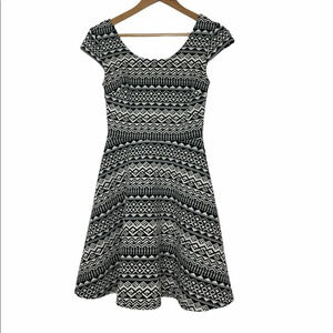Mossimo Tribal Aztec Print Fit and Flare Dress